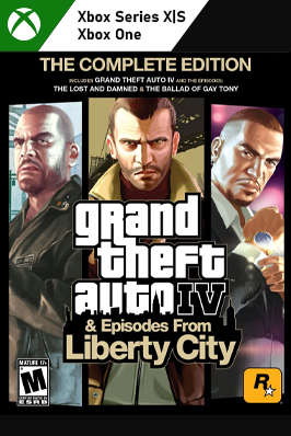 Grand Theft Auto IV Complete Edition: Episodes from Liberty City - GTA 4 Completo - Mídia Digital - Xbox One -  Xbox Series X|S