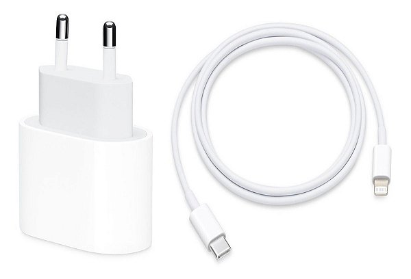 Carregador apple 20W e Cabo USB-C Lightning iPhone XS Max - Acessórios Mania