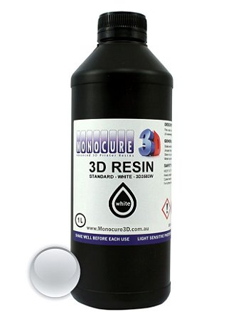 Monocure DLP - STANDART White - 1 Litro - Resina para impressora 3D