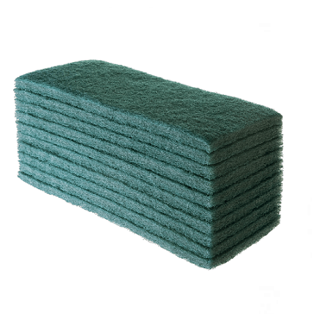 Fibra verde abrasiva