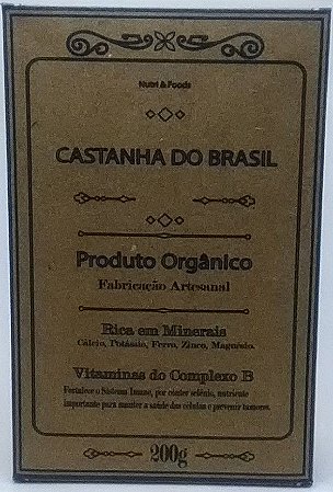 Castanha do Brasil 200g - Bazar da Castanha