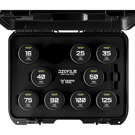 DZOFilm VESPID Prime 9-Lens Kit (PL / EF Mounts)