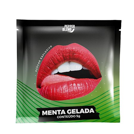 EXPLOSÃO ORAL MENTA GELADA (BALA EM PÓ) 5G