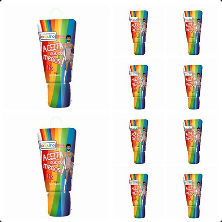 Aceita Que Dói Menos (Gel Deslizante Anal 15g) KT c/10 Und. - Hot flowers