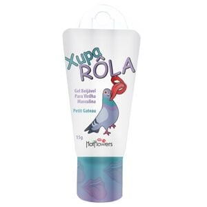 XUPA ROLA 15G - GEL BEIJÁVEL -  HOT FLOWERS