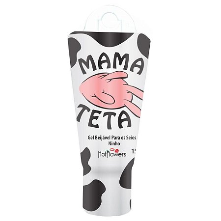 MAMA TETA 15G - GEL BEIJÁVEL - HOT FLOWERS