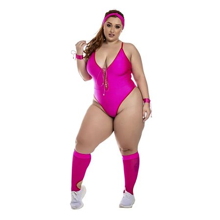 FANTASIA PERSONAL PLUS SIZE - LINHA HOTTIE GIRL - HOT FLOWERS
