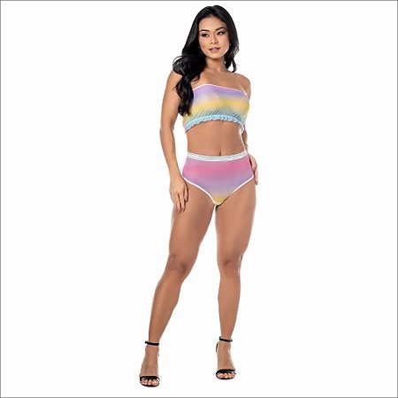FANTASIA PRIDE SEXY - LINHA ORGULHO - HOT FLOWERS