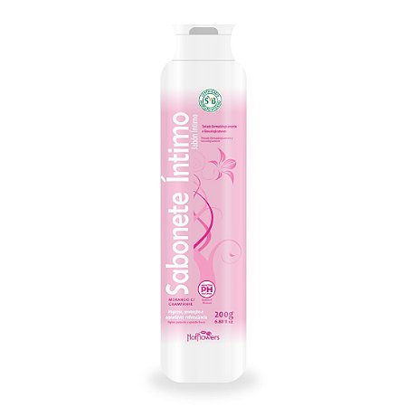 SABONTE INTIMO MORANGO C/ CHAMPANHE 200ML  - HOT FLOWERS