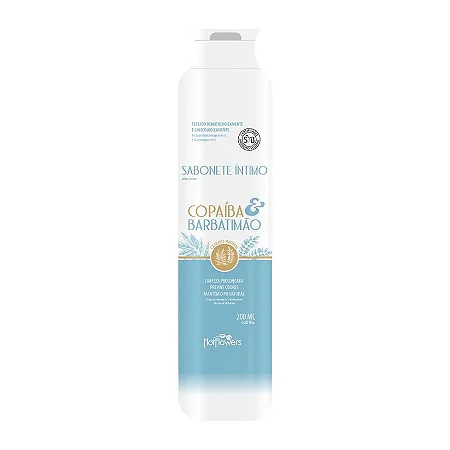 SABONTE INTIMO COPAÍBA E BARBATIMÃO 200ML - HOT FLOWERS