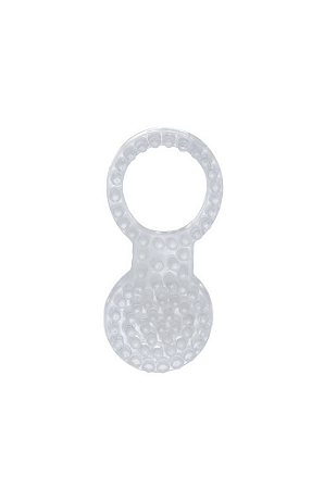 Anel Estimulador Simples Transparente- Hot Flowers