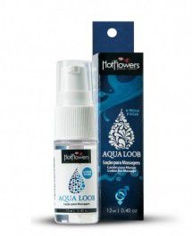Aqua Loob Loção (Lubrificante á Prova d' Agua 12 ml) Hot Flowers