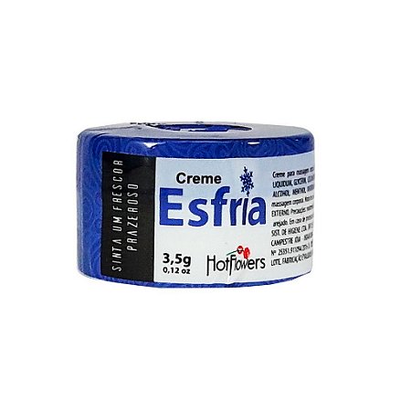 Creme Excitante Esfria 3,5g - Hot Flowers