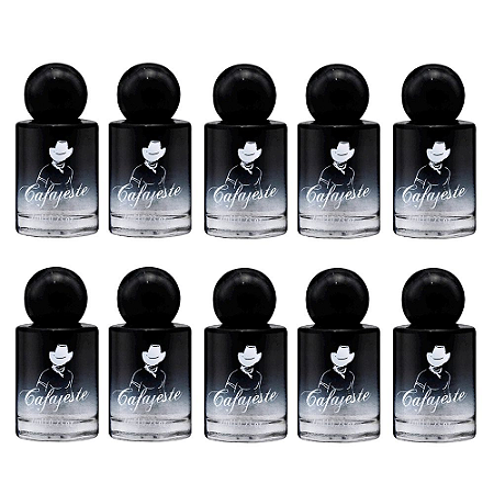 PERFUME DEO COLONIA CAFAJESTE 7ML - KIT COM 10 UND - HOT FLOWERS