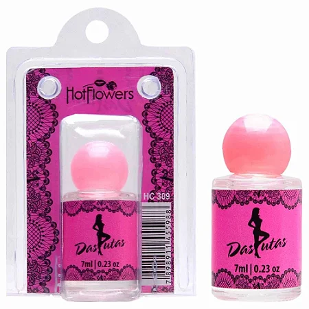 PERFUME DEO COLONIA DAS PUTAS 7ML - HOT FLOWERS
