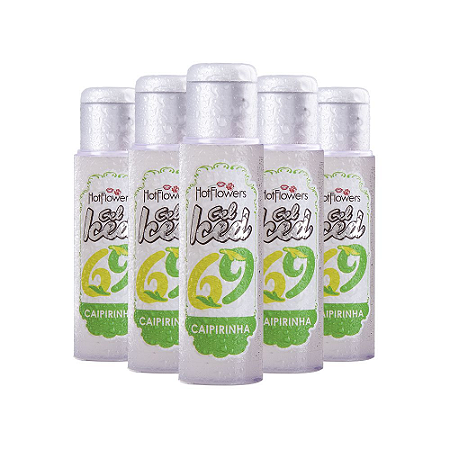 Gel Aromatizante (ICED Caipirinha 35ml)- kt c/10 unid. Hot Flowers