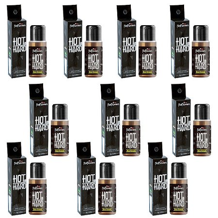 Hot Hard Gel 13G (Excitante Masculino) Kt c/10 Und Hot Flowers