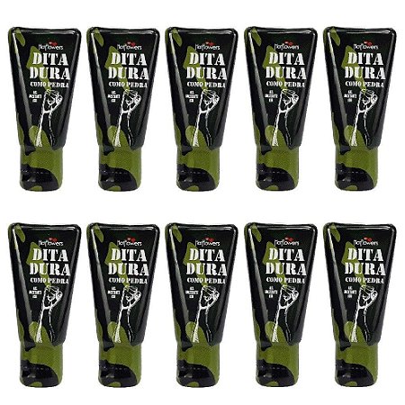 DITA DURA (Estimulador masculino Brasileirinhos) 150g - kt c/ 10und. Hot Flowers