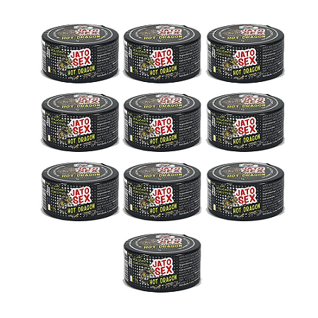 JATO SEX MAIS QUENTE (GEL EXCITANTE C/ CANELA) 7G CADA - KIT C/ 10