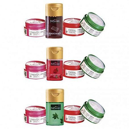 KIT SEDUÇÃO CHOCOLATE - HOT FLOWERS