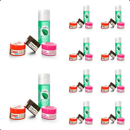 Kit Sedução (Menta) Kt c/10 Und. Hot Flowers