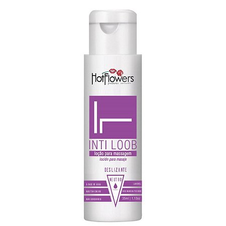 Loção Inti Loob Neutro (Lubrificante Neutro 35ml)- Hot Flowers