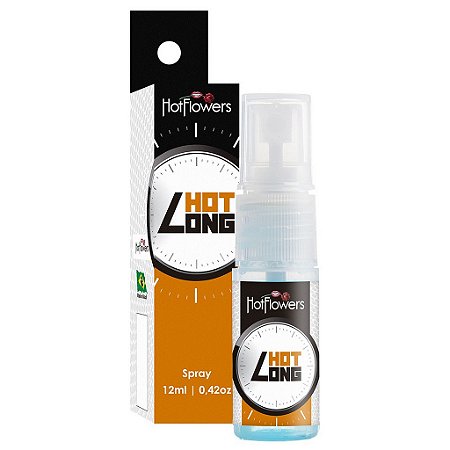 Hot Long Spray (Excitante e Retardante Masculino 12g)- Hot Flowers