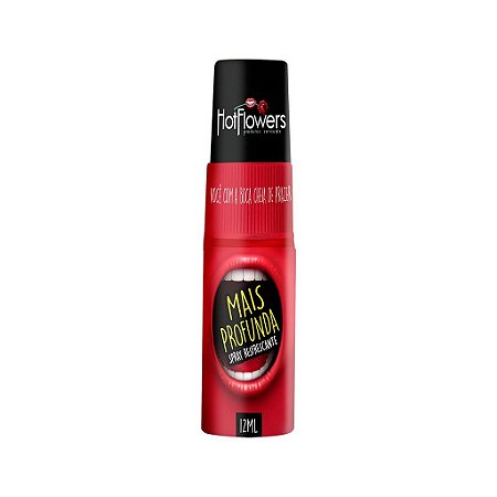 Mais Profunda (Spray Refrescante Para Sexo Oral 12ml). Hot Flowers