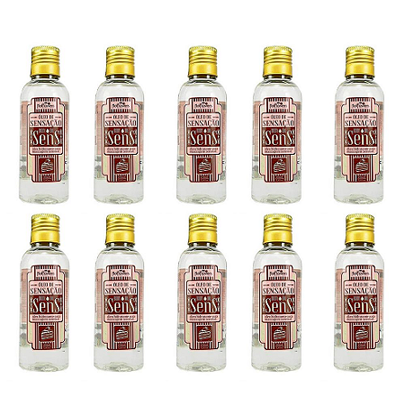 Oleo Para Massagem Sensual (Sensação 120ml) - Kt c/10 Und. Hot Flowers
