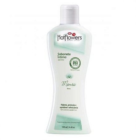 SABONETE INTIMO MENTA 130ML - HOT FLOWERS