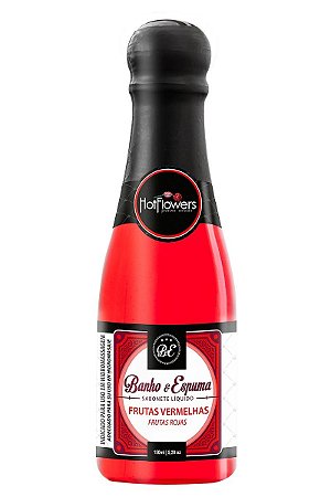 SABONETE LÍQUIDO BANHO & ESPUMA FRUTAS VERMELHAS 150ML - HOT FLOWERS
