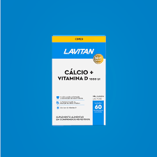 Cálcio + Vitamina D 1000UI Lavitan 60 comprimidos