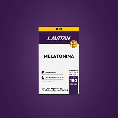 Lavitan Melatonina Maracujá 150 caps. - CIMED