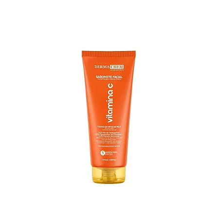 SABONETE FACIAL VITAMINA C 100ML - DERMACHEM