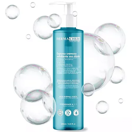 ESPUMA CREMOSA ESFOLIANTE (USO DIÁRIO) 240ML - DERMACHEM