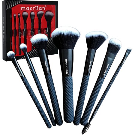 KIT NOIR 7 PINCÉIS ROFISSIONAIS MACRILAN