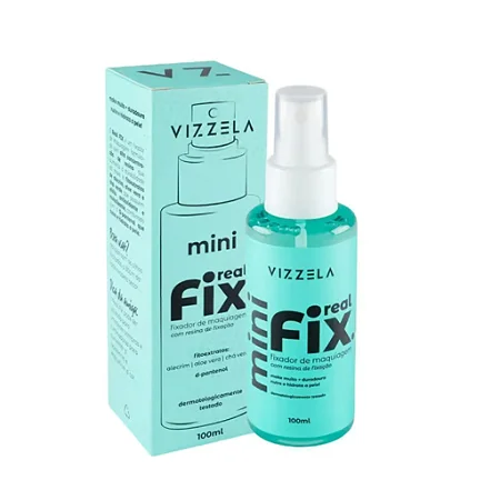 MINI REAL FIX. FIXADOR DE MAQUIAGEM 100ML - VIZZELA