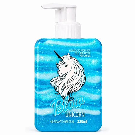 Blow Girl Azul Hidratante Baunilha Glitter 320g Hot flowers