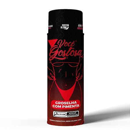 VOCÊ GOSTOSA GROSELHA C/ PIMENTA (BEBIDA ENERGÉTICA) 50ml