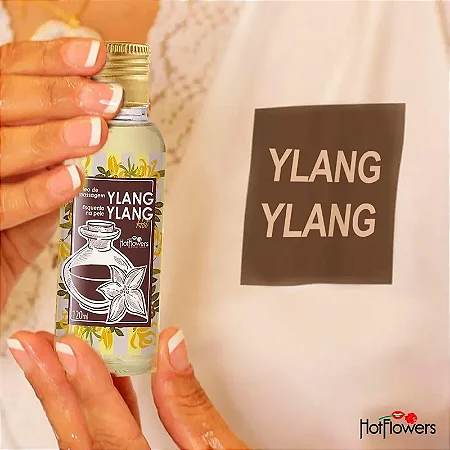 Óleo para Massagem (Ylang Ylang 120ml) - Hot Flowers