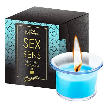 Sex Sens Vela Romance (Vela Beijável Para Massagem 20g) - Hot Flowers