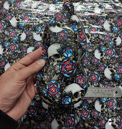 Pelicula Wtp Hidrográfica - Cavei c Rosas 3 - Tam 1m X 50cm