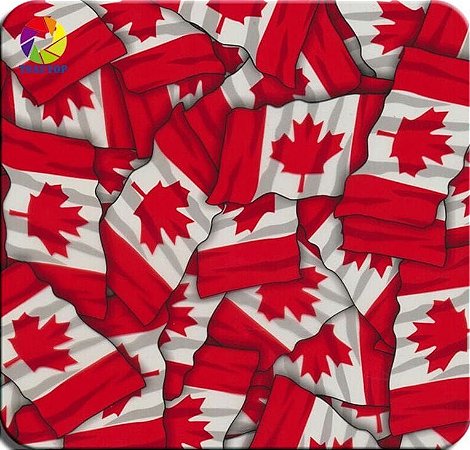 BANDEIRA CANADÁ TAMANHO 1M X 50CM