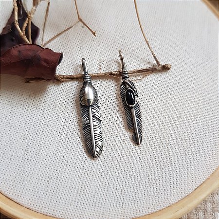 Pingente de Prata Pena