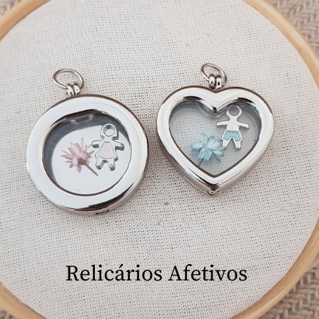 Relicários Afetivos Menino e Menina