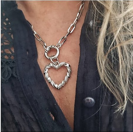 Colar Cartier com Coração