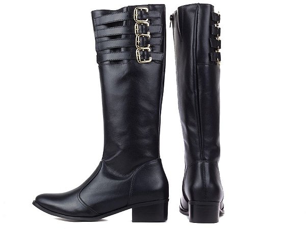 bota montaria masculina cano longo
