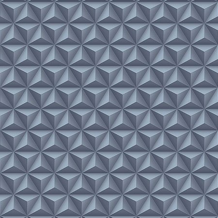Papel De Parede Diplomata Geometrico 3D Azul Marinho 3152