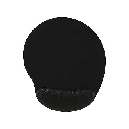 mouse pad com apoio ergonômico preto