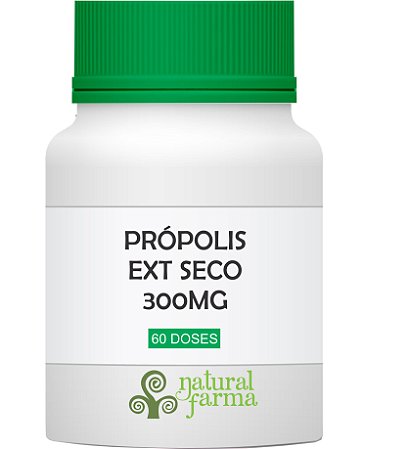 PRÓPOLIS EXT SECO 300MG C/60 DOSES